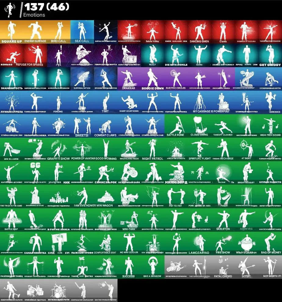 F1207 153 Skins, Psycho Bandit, Black Panther, Shredder, Square Up, Sub-Zero, Full Access, Exclusive & OG Cosmetics 